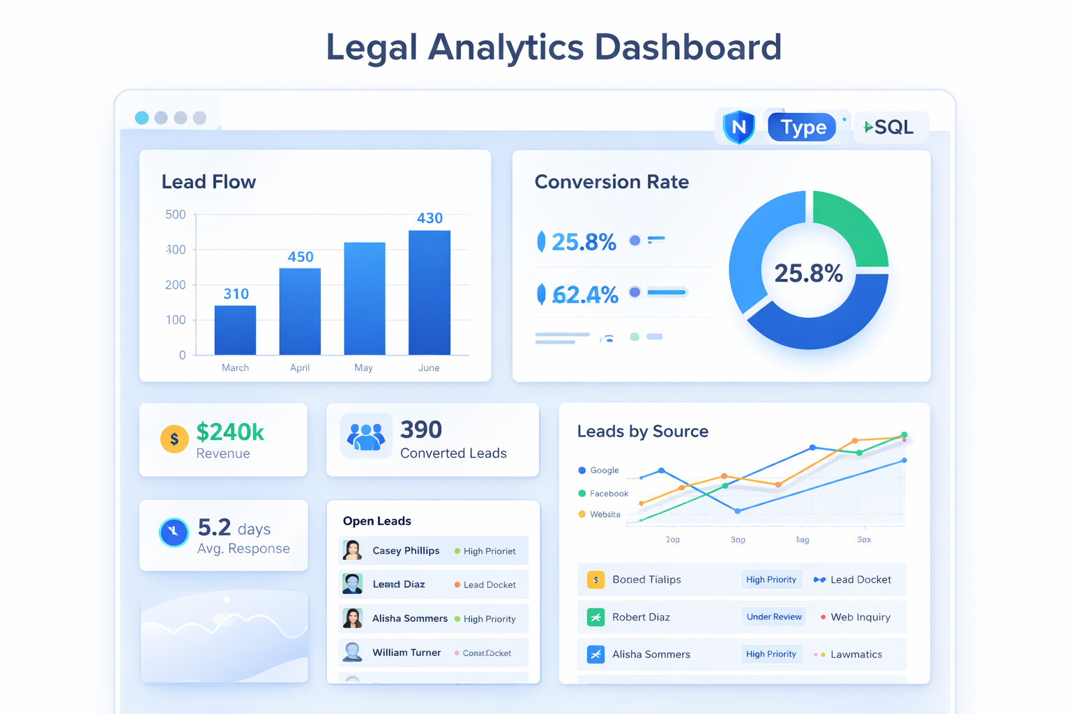 Legal Analytics Dashboard
